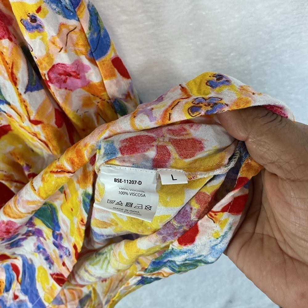 Vibrant Floral Mini Dress - Picture 4 of 6